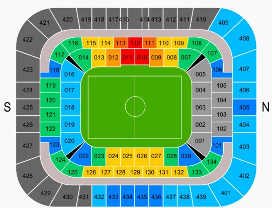 plan groupama stadium places